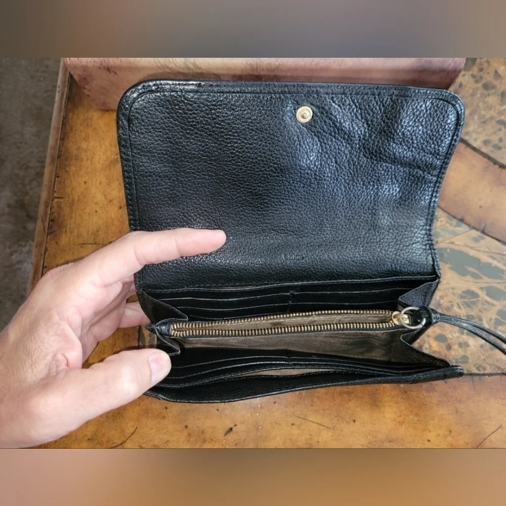 Chloé Black long wallet - Picture 7 of 9